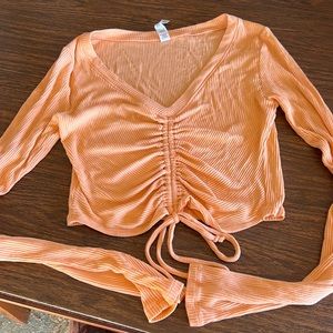 Alo Tangerine cropped top